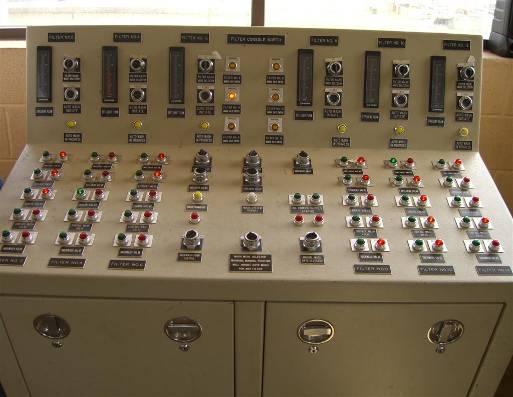 These include a local filter control panel, laptop terminal or mobile workstation, and an operator interface terminal.