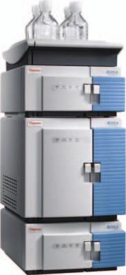 Accela LC Systems Thermo Scientific Accela LC Systems Unsurpassed LC capabilities, from HPLC to combined HPLC/UHPLC in one quaternary system with operating pressures up to 1,250 bar.