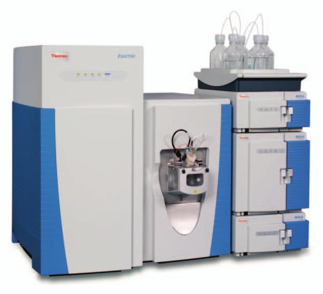 Orbitrap Mass Spectrometers High Resolution with Accurate Mass High speed chromatography provides an additional degree of separation to the Thermo Scientific Orbitrap-based mass spectrometers with