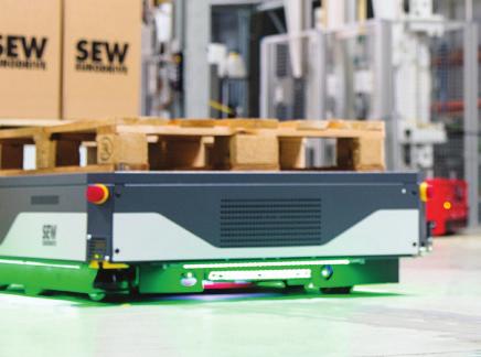 devices: - Chain conveyors for pallets -