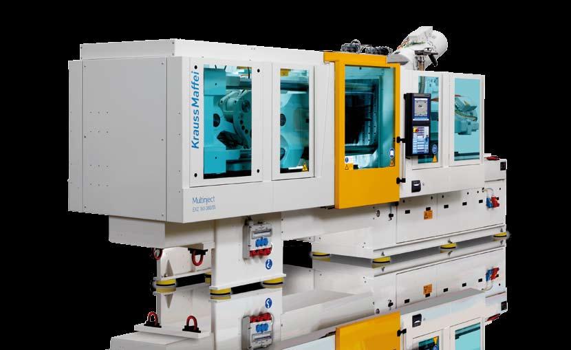 EX series machines are also used for all variants of multicomponent injection molding.