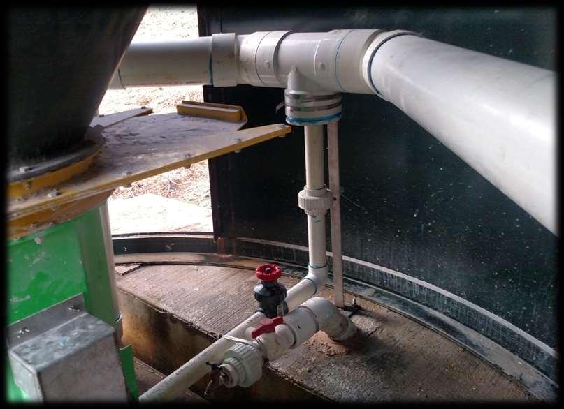 System Operation Small portion of water used to control tipping rate (2 PVC gate valve)