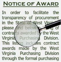 Notice of Award Report What vendors were successful?