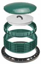 environment Watertight Simple to install Stackable Economical *All Fusion Systems come with lids. Risers can be added to bring lids to grade.