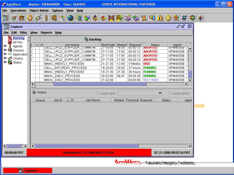 builder is the only enterprise Business Intelligence integration design tool that manages the full life-cycle of data and metadata for the Oracle database. APPWORX Scheduling: AppWorx version 7.