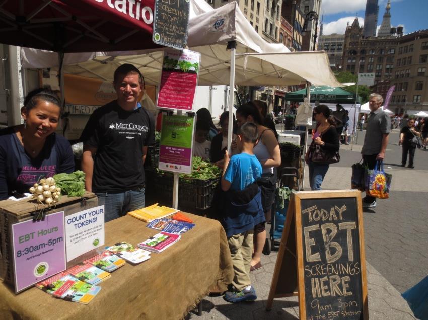 Stop, Part of the Solution, New York Common Pantry, and Manhattan Legal services to provide SNAP screenings at Greenmarket locations