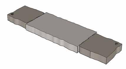In retaining walls the coping unit may be set back into the reinforcement zone, so that the front & side are fl ush with the rest of the corner.