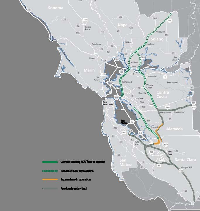 Investment Strategy #5: Regional Express Lanes Network Total Cost: $3.