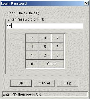 Getting Started In the Login Password dialog box, 1. Enter your Password or Personal ID Number (PIN), if your company requires one. 2. Click OK or press Enter.