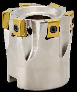 Different mounting variants Cylindrical shanks Weldon shanks Combimaster heads Arbor style Application area for roughing and semi-finishing Features Cutter body R217/220.