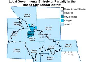 Local Governments in New York State General Purpose Governments Counties 57 (outside of NYC) Cities 62 Towns