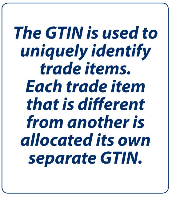 The GTIN is the world s most widely used identification system with global uniqueness