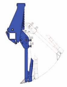 up to 760 mm maximum underframe clearance no tine towers below the frame no springs below the frame five row frame with minimum 800