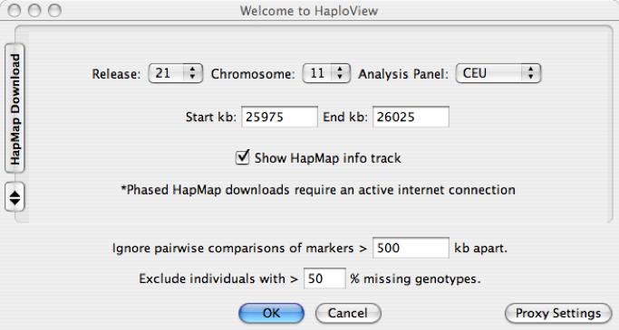 HapMap Accessing HapMap data with