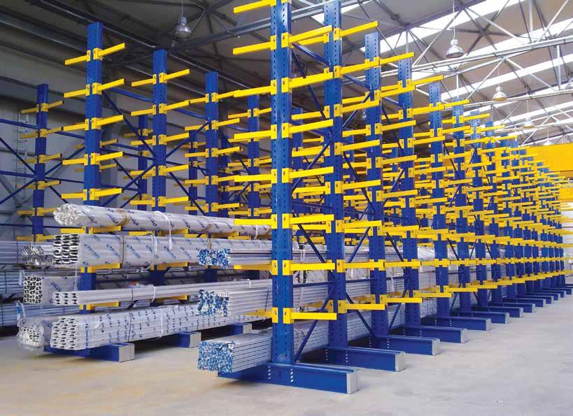 Uses of Cantilever Racking Medium and Heavy Duty