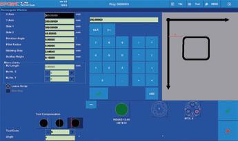 or take full control. Online graphic diagnostics allow the operator to quickly check sensors, signals or machine status to swiftly locate the cause of any malfunctions.