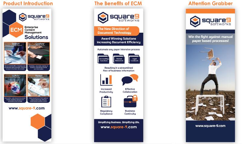 Do you have a cobranded banner stand to attract new customers?