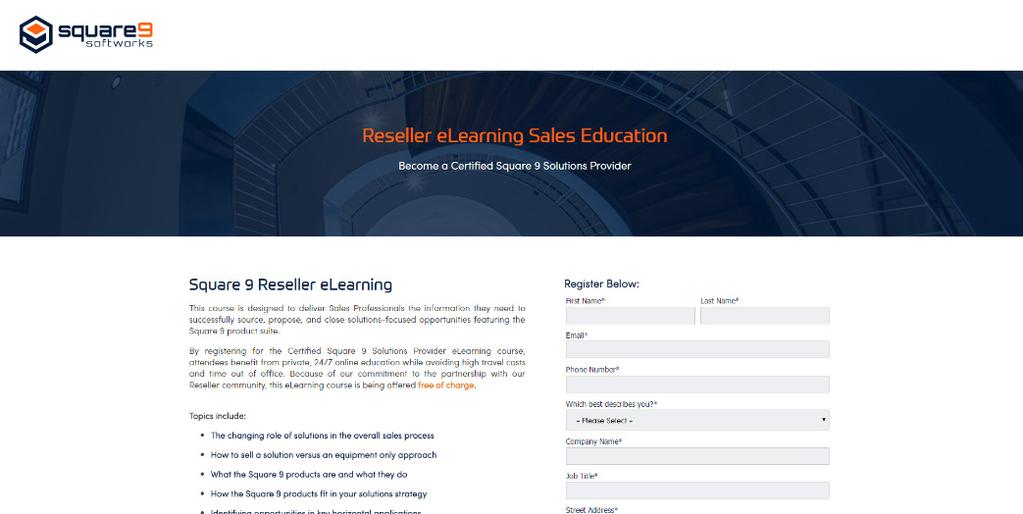 Beyond our Sales and Technical training, we are now offering an online elearning