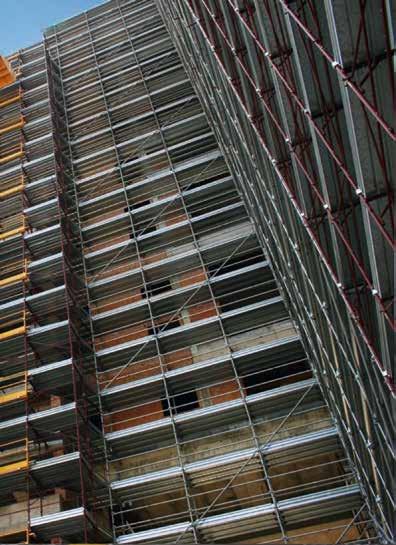 SCAFFOLDINGS / COVERINGS MDS MDS loading platforms Specific load carrying scaffolding with staggered levels, useful to supply the different floors of the building with construction and finishing