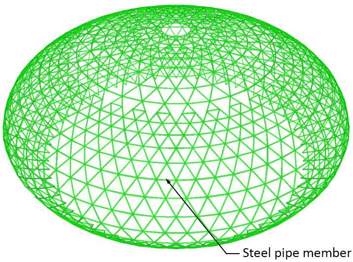 3 Finite Element Modelling Three-dimensional finite element model was created for evaluation as shown in Figure 11. SAP2000 V14.2.4 was used as analysis tool.