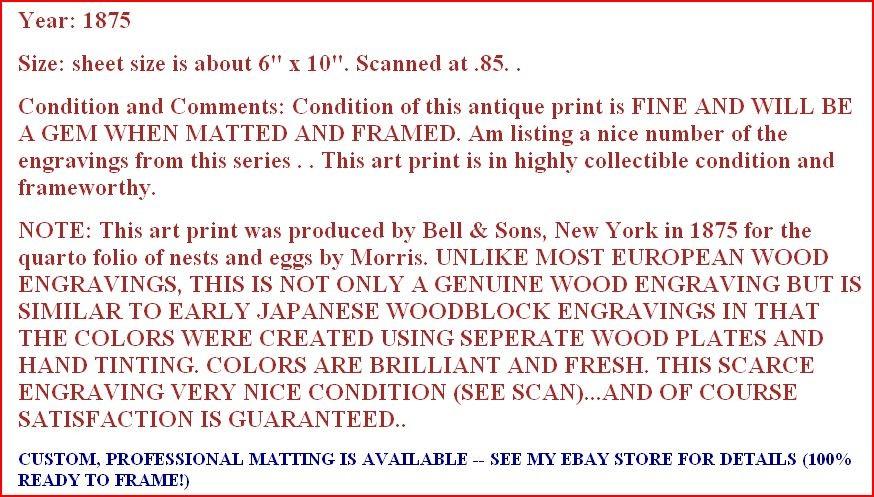 And here is the seller's description which again reveals everything we need to know about the source publication: My Addall.