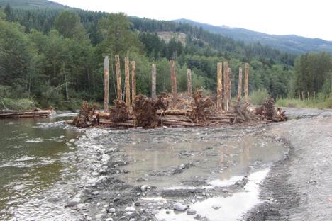 Engineered Logjams and Long-Term Commitment Key to Restoring Wood to the Nooksack River As described in the WRIA 1 Salmonid Recovery Plan, instream wood has a role in channel stability, habitat