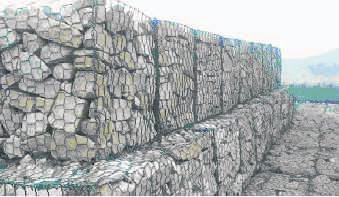 WIRE MESH GABIONS Gabions are baskets manufactured from Galvanized double twisted hexagonal woven steel wire mesh. Gabions can also be made using Galfan wire.