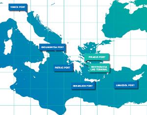 Countries Greece, Cyprus, Italy Ports Venice, Igoumenitsa, Patras, Piraeus, Heraklion, Limassol Duration: June 2015 Dec 2020
