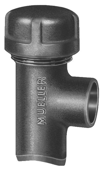 MUELLER NO-BLO SERVICE TEE WELD x WELD - 250 PSIG REV. 12-06 Catalog number H-17502 Size* 2" x 2" Forged Steel Body ASTM A105 Cast Iron Completion Cap ASTM A126 CL.