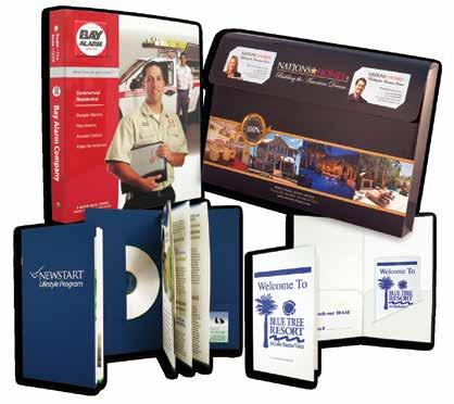 Mailable expansion portfolios are a great way to reinforce your brand and reduce shipping costs.