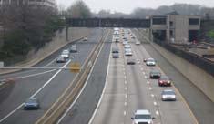 Limited Space for Maintenance of Traffic Outside shoulder is currently used as a travel lane in