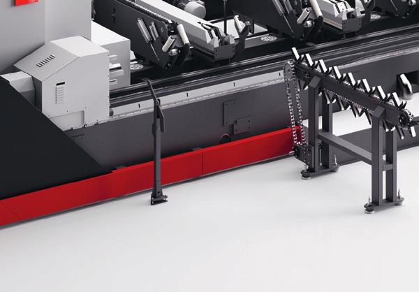 6 inches and workpiece lengths up to 28 feet and possibility to process open profiles More profit per part: Fast cutting processes combined with comparatively low operating costs and low maintenance