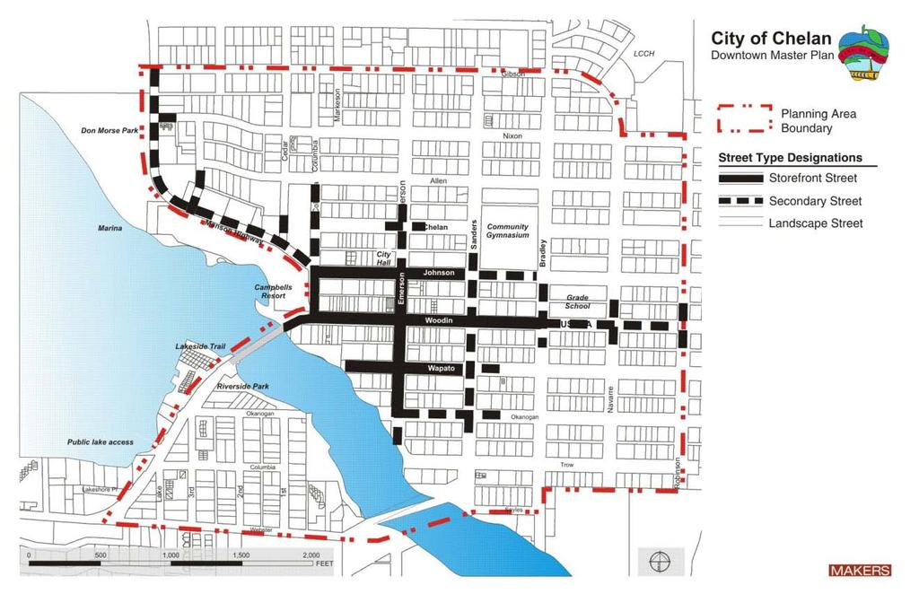 5C.035 Minimum Street Design Standards for the Downtown Planning Ar