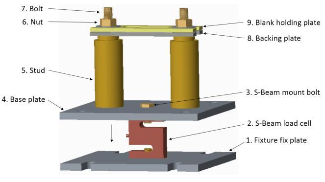 (a) Blank Fig.2(b). Hemispherical head tool Fig.2 (c).componant with groove forming S-beam load cell (Fig.