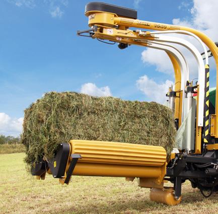 Square Bale Wrappers Linkage 1500 EH Series Description The robust 1540 EH bale wrapper is the most versatile of its kind, capable of wrapping both square and round silage bales.