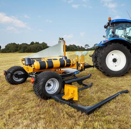 Round Bale Wrappers Trailed A100 Description The A100-EH & A100-J round bale wrappers are an extremely compact, robust and efficient machine and is perfect for both farmers and contractors.