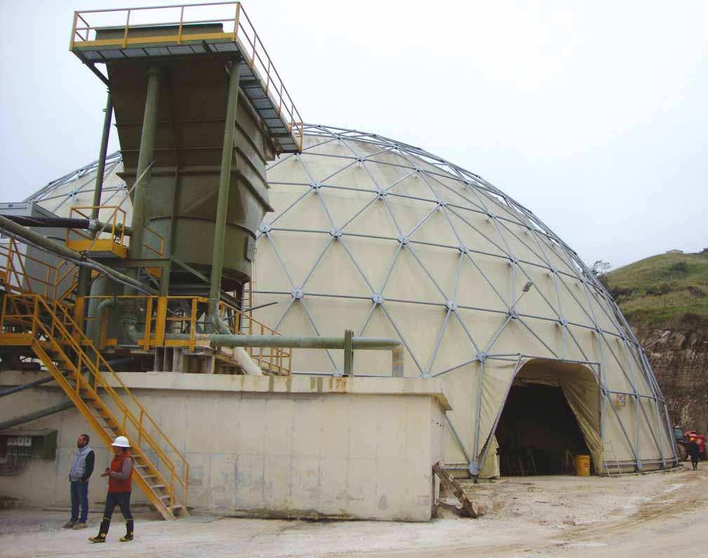 6 - External view of the processing plant type of milling equipment, result of Minerali Industriali