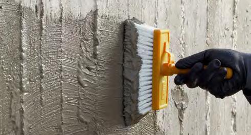 Surfaces must be sound, dry, clean, free of dirt, moisture, loose particles, oil, grease, asphalt, tar, paint, wax, rust, waterproofing and curing or parting compounds, membranes, and other foreign