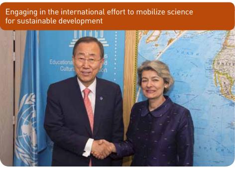 UN Secretary-General Calls on UNESCO to Establish Scientific Advisory Board UN Secretary-General Ban Ki-moon announced on the first day of the UN General Assembly (24 September) to create a