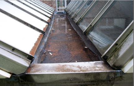 B - Common gutter problems An Inadequate Gutter System The specification and installation of a proper gutter system is key in order to avoid future problems.