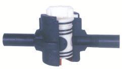 VALVES PLUG VALVE stem, plug and adaptor are combined into a single part of molded high-strength plastic one