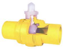 available in ½ CTS - 1 ¼ IPS BALL VALVES constructed to withstand field abuse dual stem seals molded