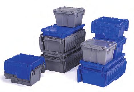 Distribution Containers Add distribution efficiency, reduce product damage and maximize storage space.