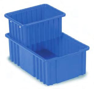 Divider Boxes Add flexibility with dividable containers. Slide-in dividers allows instant container configuration.