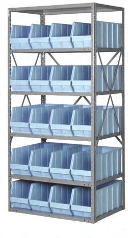 Shelf Systems Add instant organization to your workspace with adjustable Shelf Systems that hold all types of bins. LEWISBins+ Shelf Systems improve organization & efficiency.