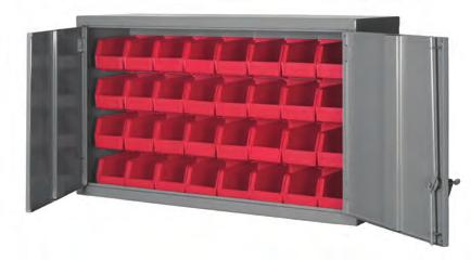 Bin Carts and Cabinets Carts and cabinets designed for rugged factory use, yet attractive for use in an office.