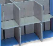 ESD-Safe Divider Boxes Add efficiency with dividers, covers, dollies and cardholders for LEWISBins+ Divider Boxes.