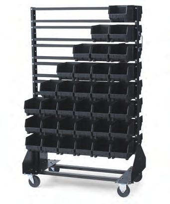 > Stationary racks can be fastened securely to the floor for additional stability. > Proper grounding is recommended.