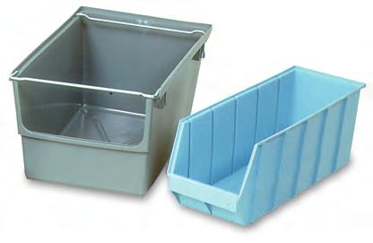 These hopper-front containers provide all the strength and tough characteristics of Plexton Stack-N-Nest containers with the added ability to pick and visually inspect the contents.