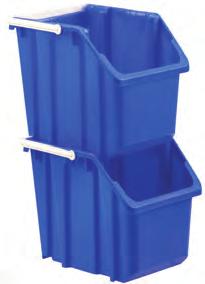 Heavy-Duty Shelf Bins are injection-molded from high-density polyethylene and ideal for large part storage and hardware merchandising. NEW! NPL 215 NPL 252 NEW!